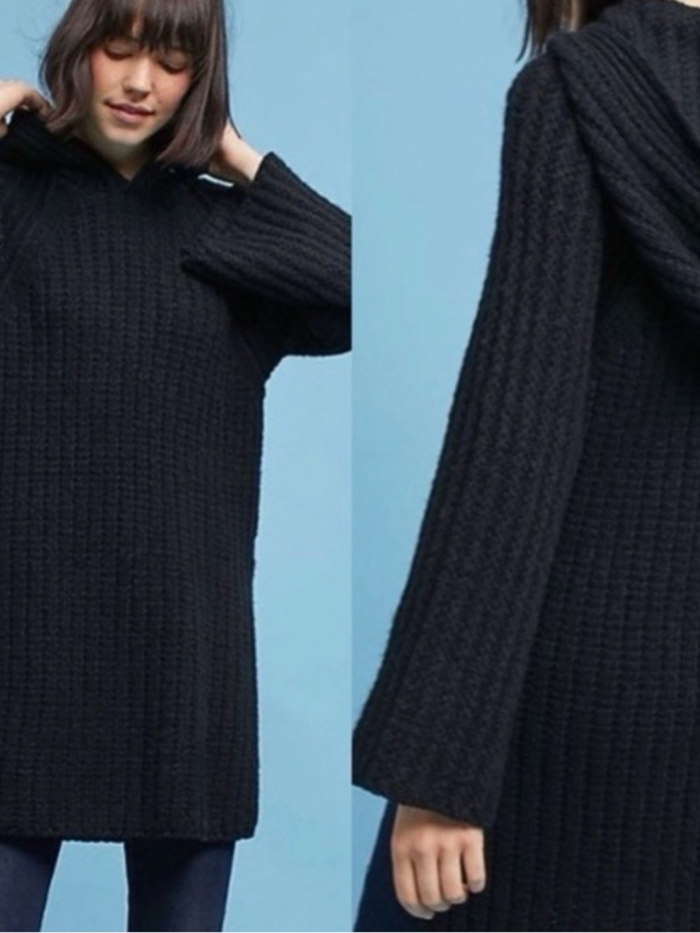Wide Sleeve Hooded Pullover Moth: Anthropologie Large